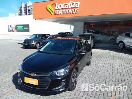 Chevrolet ONIX LT 1.0 TB 12V MT6 na cor Preta em Itajaí / SC - 6779851