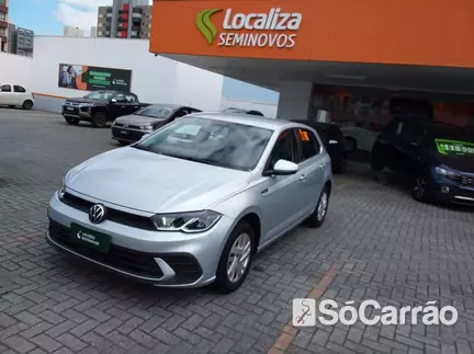 Volkswagen POLO COMFORTLINE 170 1.0 12V TSI AT6 na cor Prata em Itajaí / SC - 6791688