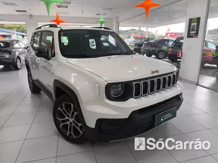 JEEP RENEGADE LONGITUDE 1.3 T270 GSE AT6 na cor Branca em Itajaí / SC - 6893968