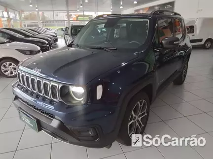 JEEP RENEGADE LONGITUDE 1.3 T270 GSE AT6 na cor Azul em Itajaí / SC - 6916008