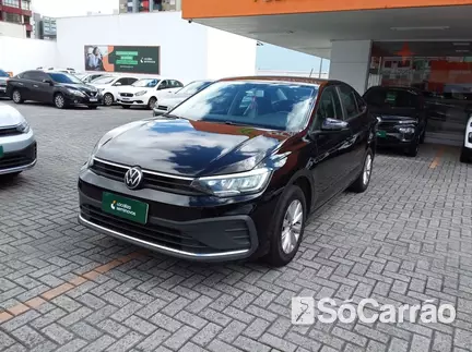 Volkswagen VIRTUS 1.0 TSI AT na cor Preta em Itajaí / SC - 6929740