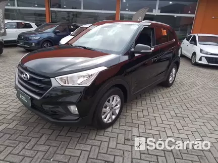 Hyundai CRETA ACTION 1.6 16V AT6 na cor Preta em Itajaí / SC - 6941268