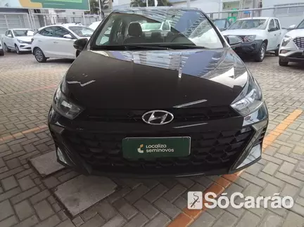 Hyundai HB20S COMFORT PLUS 1.0 TGDI 12V AT6 na cor Preta em São José / SC - 6782406