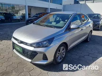 Hyundai HB20S COMFORT PLUS 1.0 TGDI 12V AT6 na cor Prata em Florianópolis / SC - 6755770
