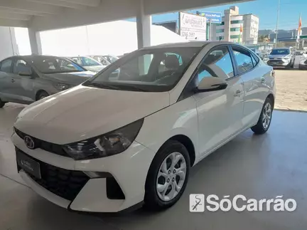 Hyundai HB20S COMFORT PLUS 1.0 12V MT na cor Branca em Florianópolis / SC - 6783227