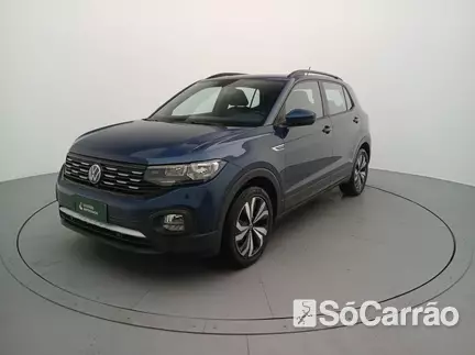 Volkswagen T-CROSS COMFORTLINE 200 1.0 TSI AT6 na cor Azul em Florianópolis / SC - 6797146