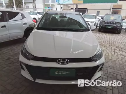 Hyundai HB20S COMFORT PLUS 1.0 TGDI 12V AT6 na cor Branca em Florianópolis / SC - 6818322
