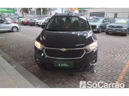 Chevrolet SPIN PREMIER 1.8 8V ECO AT6 na cor Azul em Florianópolis / SC - 6959205