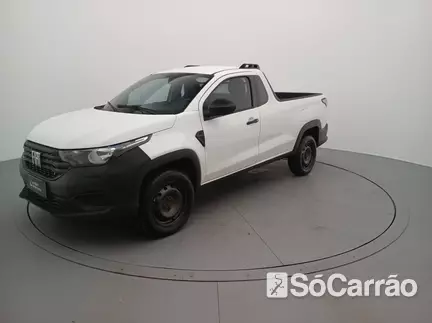 Fiat STRADA CD ENDURANCE 1.4 8V na cor Branca em Florianópolis / SC - 6966140