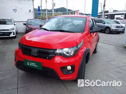 Fiat MOBI LIKE 1.0 8V na cor Vermelha em Florianópolis / SC - 6996370
