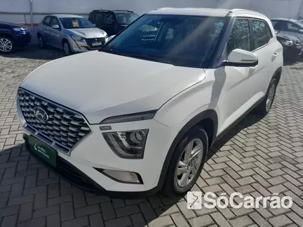 Hyundai CRETA COMFORT PLUS 1.0 12V T-GDI AT na cor Branca em Joinville / SC - 6840794