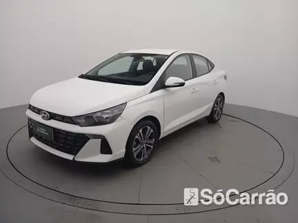Hyundai HB20S COMFORT PLUS 1.0 TGDI 12V AT6 na cor Branca em Joinville / SC - 6927769