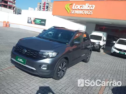Volkswagen T-CROSS COMFORTLINE 200 1.0 TSI AT6 na cor Cinza em Joinville / SC - 6929880