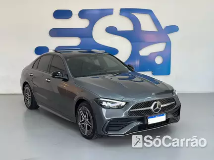 Mercedes C 200 AMG LINE 1.5 16V TB na cor Cinza em Curitiba / PR - 6677676
