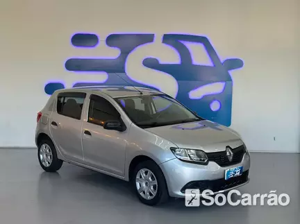 Renault SANDERO AUTHENTIQUE 1.0 12V SCE na cor Prata em Curitiba / PR - 6785202