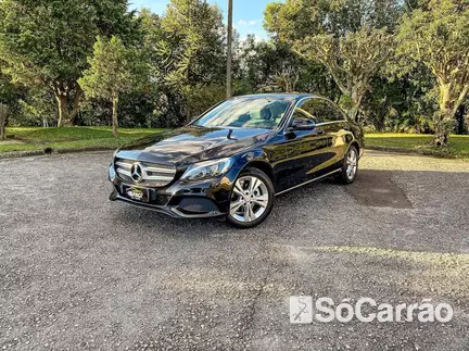 Mercedes C 180 1.6 16V TB na cor Preta em São José dos Pinhais / PR - 6768891