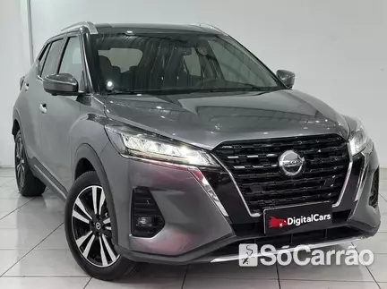 Nissan KICKS EXCLUSIVE 1.6 16V CVT na cor Cinza em Curitiba / PR - 6754832