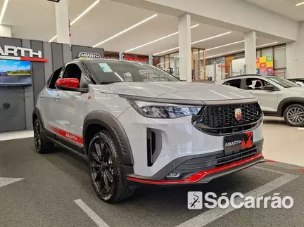 Fiat PULSE ABARTH TURBO 270 FLEX AT na cor Cinza em Joinville / SC - 6710595