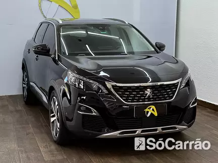Peugeot 3008 GRIFFE 1.6 TB 16V TIP na cor Preta em Ponta Grossa / PR - 6791616