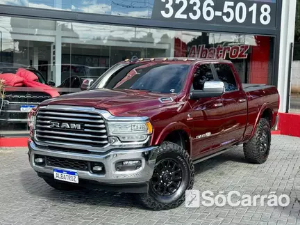 RAM 3500 LIMITED LONGHORN EDITION 4X4 6.7 AT6 na cor Vermelha em Ponta Grossa / PR - 6811553