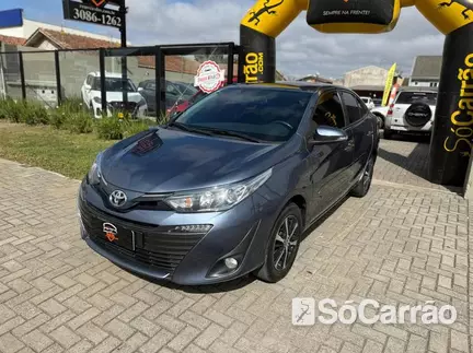 Toyota YARIS SEDAN XLS 1.5 16V CVT na cor Azul em Curitiba / PR - 6850632