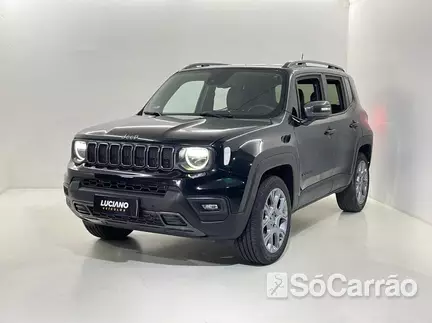 JEEP RENEGADE S 4X4 1.3 T270 GSE AT9 na cor Preta em Ponta Grossa / PR - 6841005