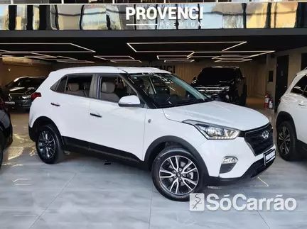 Hyundai CRETA 1 MILLION 1.6 16V AT6 na cor Branca em Curitiba / PR - 6832974