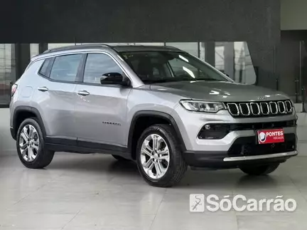 JEEP COMPASS LONGITUDE AWD 2.0 TB AT9 na cor Prata em Ponta Grossa / PR - 6612827