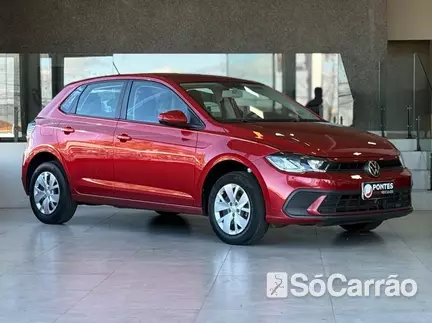 Volkswagen POLO 1.0 12V na cor Vermelha em Ponta Grossa / PR - 6733790