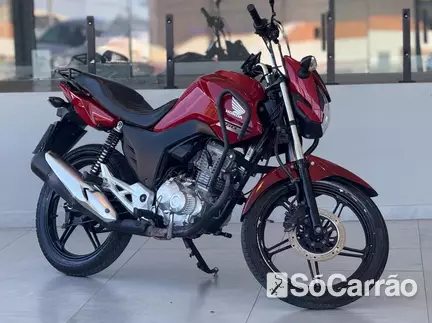 Honda CG 160 FAN ESDI na cor Vermelha em Ponta Grossa / PR - 6936938