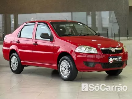 Fiat SIENA EL 1.0 8V na cor Vermelha em Ponta Grossa / PR - 6959488