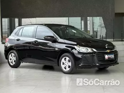 Chevrolet ONIX 1.0 12V MT na cor Preta em Ponta Grossa / PR - 6963715