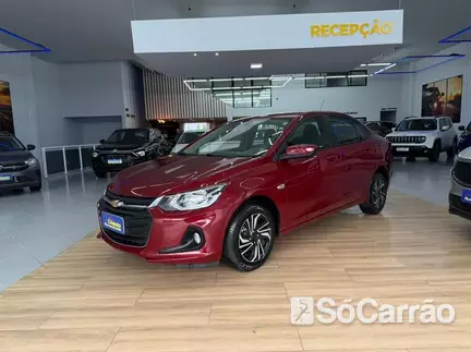 Chevrolet ONIX PLUS LT 1.0 12V MT6 na cor Vermelha em Ponta Grossa / PR - 6972184