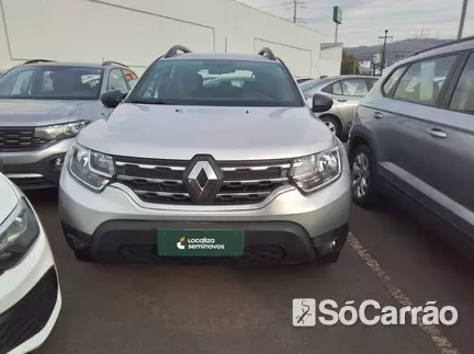 Renault DUSTER INTENSE 1.6 16V SCE CVT X-TRONIC na cor Prata no Gravataí / RS - 6933763