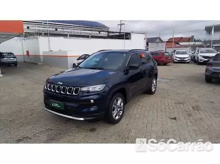 JEEP COMPASS LONGITUDE 4X2 1.3 TB AT6 na cor Azul no Pelotas / RS - 6791118