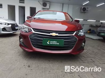 Chevrolet ONIX LTZ 1.0 TB 12V AT6 na cor Vermelha no Santa Maria / RS - 6983565