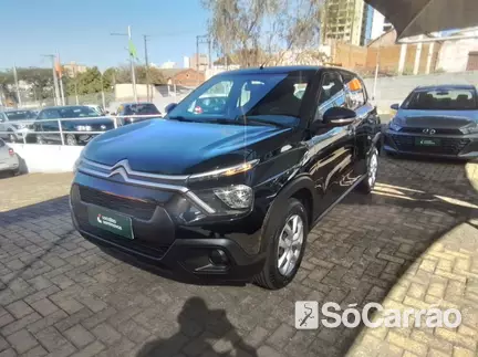 Citroen C3 C3 FEEL 1.0 MT FLEX na cor Preta em Maringá / PR - 6970131