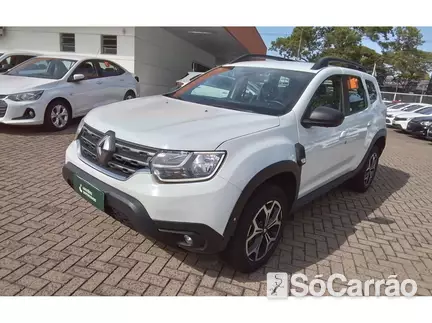 Renault DUSTER ICONIC 1.6 16V SCE CVT X-TRONIC na cor Branca em Maringá / PR - 6972659