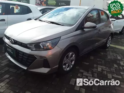 Hyundai HB20 COMFORT PLUS 1.0 12V na cor Prata no Canoas / RS - 6818614