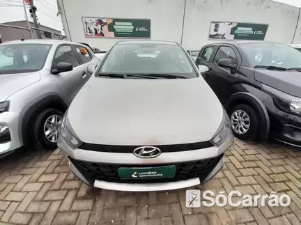 Hyundai HB20 PLATINUM PLUS 1.0 TGDI AT6 na cor Prata no Canoas / RS - 6828827