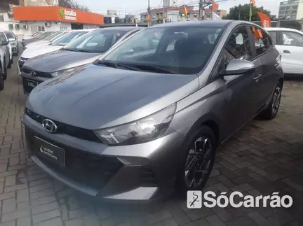 Hyundai HB20 PLATINUM PLUS 1.0 TGDI AT6 na cor Cinza no Canoas / RS - 6848582