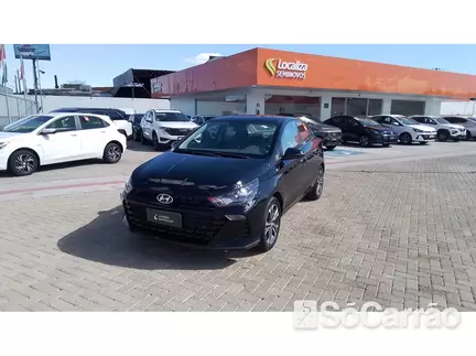 Hyundai HB20S COMFORT PLUS 1.0 TGDI 12V AT6 na cor Preta no Canoas / RS - 6939117