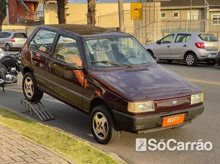 Fiat UNO MILLE FIRE 1.0 8V na cor Vermelha em Curitiba / PR - 6772769