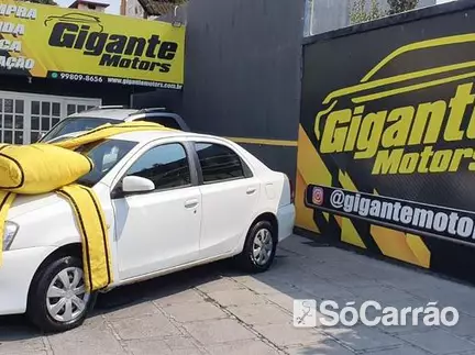 Toyota ETIOS SEDAN X 1.5 16V na cor Branca em São José dos Pinhais / PR - 6577879