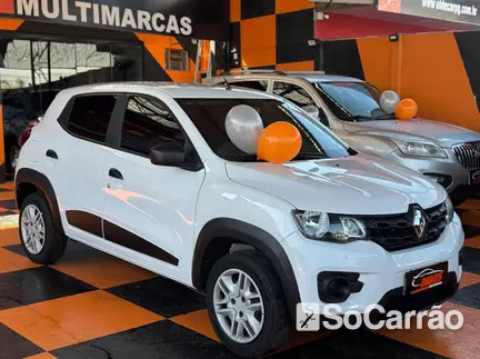 Renault KWID ZEN 1.0 12V na cor Branca em Ponta Grossa / PR - 6954605