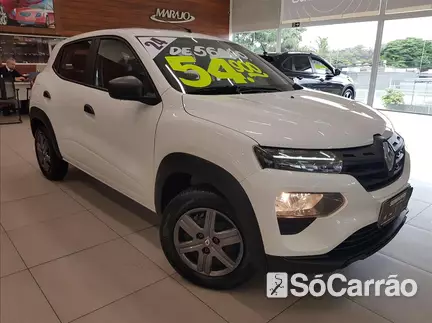 Renault KWID ZEN 1.0 12V SCE na cor Branca em Londrina / PR - 6709247