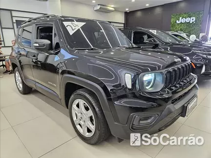 JEEP RENEGADE SPORT 1.3 T270 GSE AT6 na cor Preta em Londrina / PR - 6902036