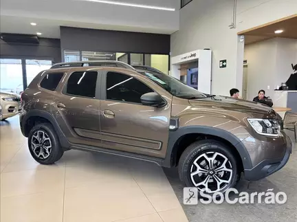 Renault DUSTER ICONIC 1.6 16V SCE CVT X-TRONIC na cor Marrom em Londrina / PR - 6919404