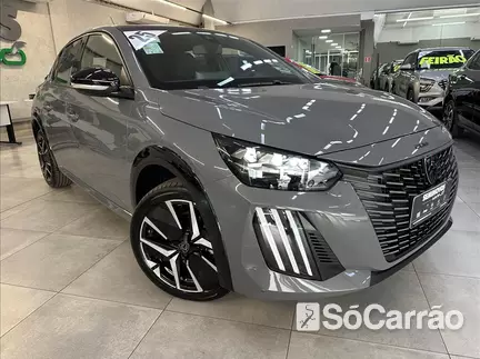 Peugeot 208 GT 1.0 T200 CVT na cor Cinza em Londrina / PR - 6969434