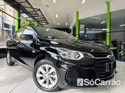Chevrolet ONIX LT 1.0 TB 12V AT6 na cor Preta em Londrina / PR - 6753974